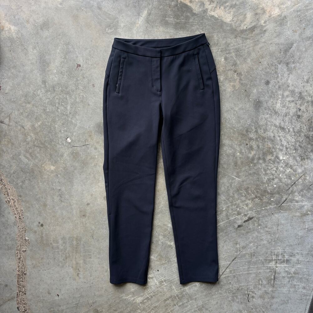 Lululemon On The Move Pants Women's Size 2 Black Crop Ankle Length Stretch